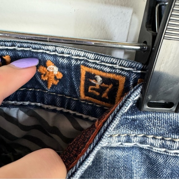 Rock Revival Low Rise Boot Cut Denim Jeans Western Rodeo Country - Picture 6 of 8